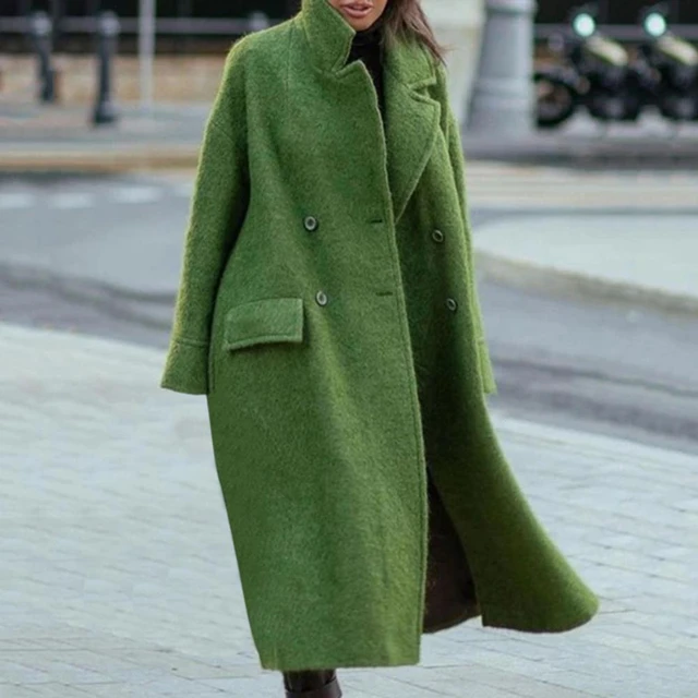 long manteau vert