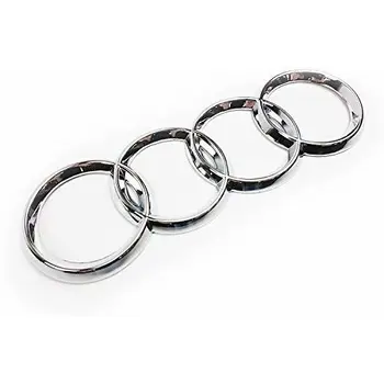 

Trasera para portón trasero cromado anillos insignia emblema 215 x 75 Q3 Q5 Q7
