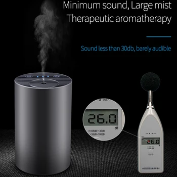 

Portable Mini Aromatherapy Diffuser USB Ultrasonic Aroma Essential Oil Diffuser Wireless Rechargeable Air Purifier for Home Car