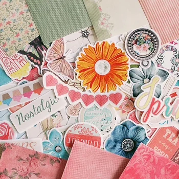 

71Pcs/Set Retro Fresh Flower Butterfly Sticker DIY Craft Scrapbooking Album Junk Journal Happy Planner Decorative Stickers