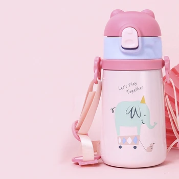 

Hot Cartoon Thermo Mug Stainless Steel Vacuum Flasks Thermoses Child My Water Bottle Insulated Thermocup Bottles