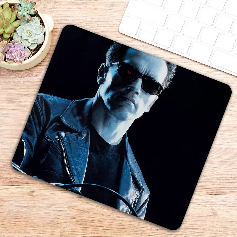 Famous Movie Terminator Anti-Slip Laptop Computer PC Mice Mause Mat Gaming Gamer Game Mouse Pad DOTA LOL CF CS GO Mousepad | Компьютеры и