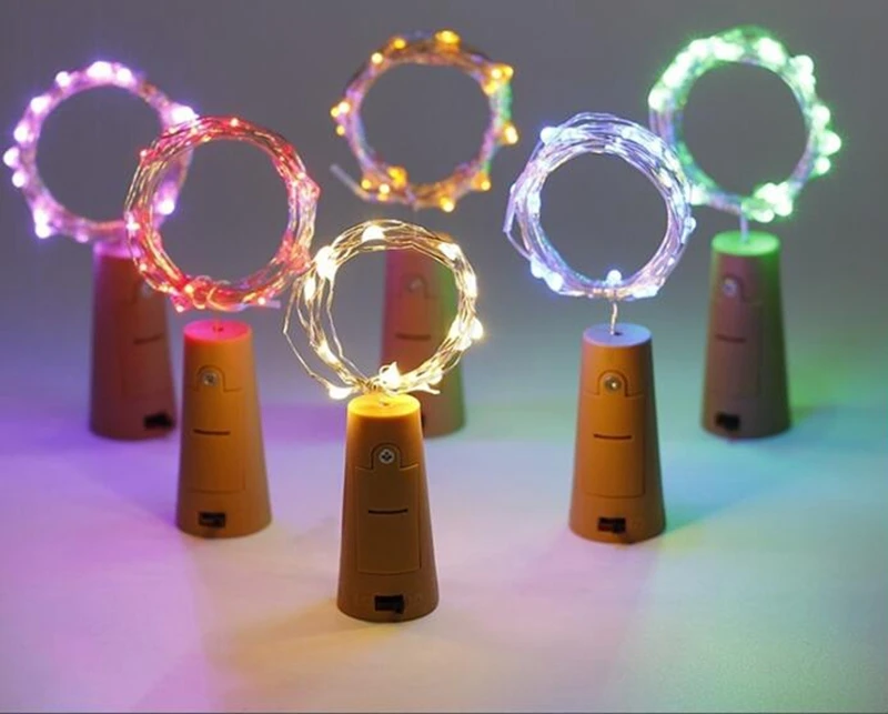 Яркая светодиодная гирлянда в виде бутылки вина 10 шт. 2 м 20 светодиодов|led lights for