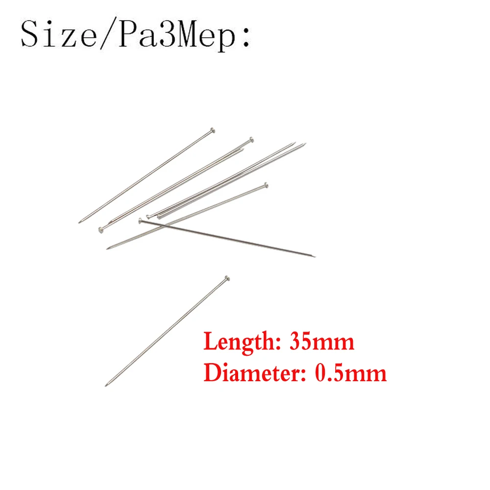 DIY 공예용 양재 핀 패치워크 핀, 스테인리스 스틸 바느질 바늘 핀, 바느질 도구, 상자 당 300 개, 35mm