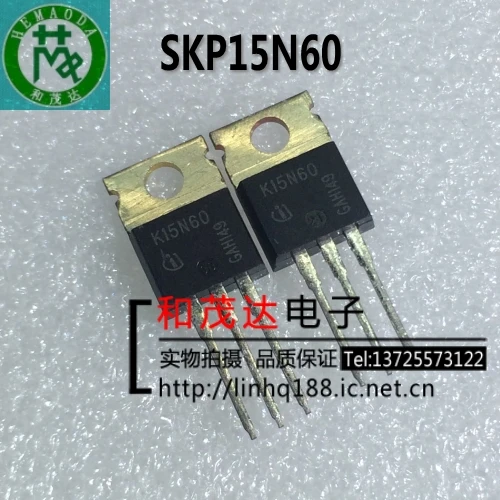 5 шт./SKP15N60 K15N60-220 600V15A TO220