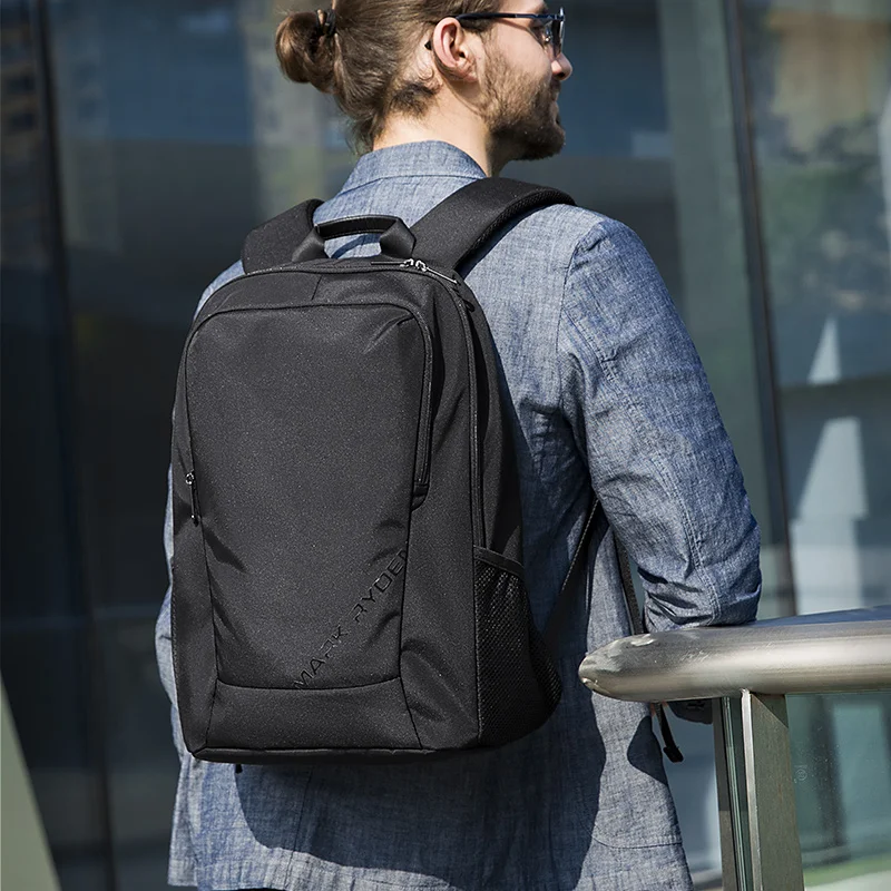 Мужской водоотталкивающий плащ Mark Ryden черный ультралегкий деловой рюкзак для