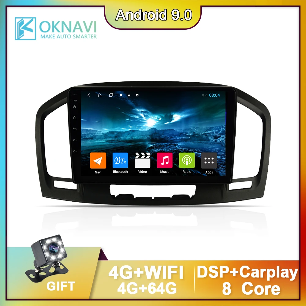 

For Buick Regal Opel Insignia 2009-2013 Autoradio Car Radio Multimedia Video Stereo Player Android 9.0 GPS Navigation 4G WIFI