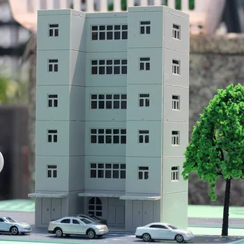 

1:144 Building Office Building Model Urban Street Decoration for Model Sand Table building models - White