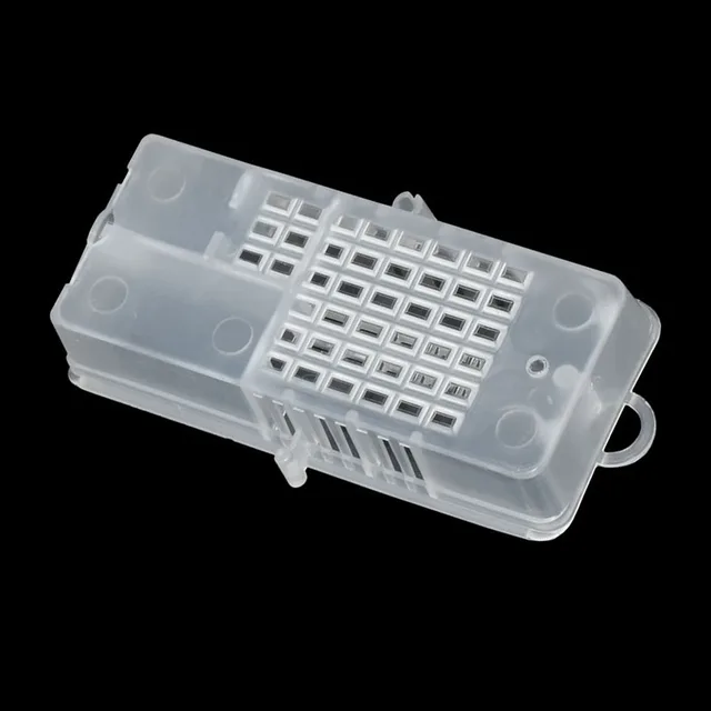 5 Pcs Méhészeti Eszközök Push-Pull Méh Ketrec Átlátszó Színű Műanyag Király Queen Tenyésztő Fogoly King Menekülési Doboz