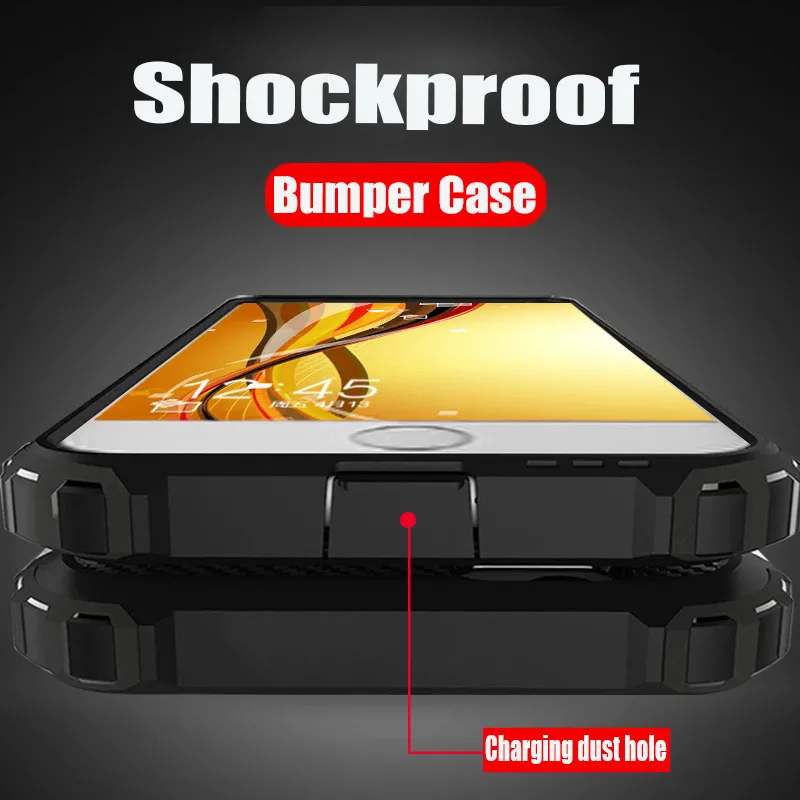

Luxury Shockproof Protection Phone Case For Iphone 8 7 6 6S Plus Full Cover Armor Case For Iphone X XR XS Max XS Bumper Cases