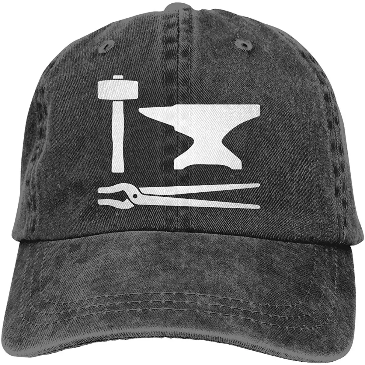 Кузнечный молот унисекс бейсбольная кепка хлопок деним регулируемый, для спорта на открытом воздухе Кепка для мужчин или женщин