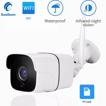 

1080P WIFI Camera Outdoor Waterproof Yoosee APP 3.6mm Lens P2P View IR 20M Night Vision 2MP Bullet Security Wireless Camera