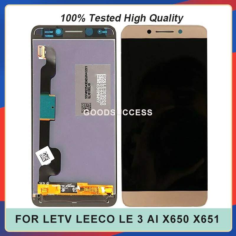 5.5'' New For LeTV LeEco Le 3 AI X650 X651 LCD Display Touch Screen Digitizer Panel Assembly Free Tools | Мобильные телефоны