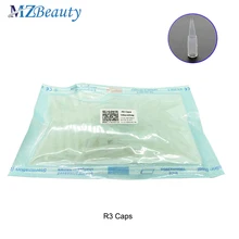 100 шт одноразовые татуировки перманентный макияж машины иглы Советы традиционные колпачки для игл 3RL Иглы колпачок стерилизованные татуировки Поставки