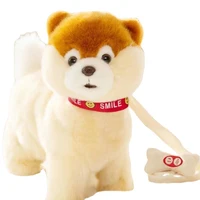 Robot Dog Interactive Dog Electronic Toys Plush Puppy Pet Walk Bark Leash Teddy Toys For Children Birthday Gifts 1
