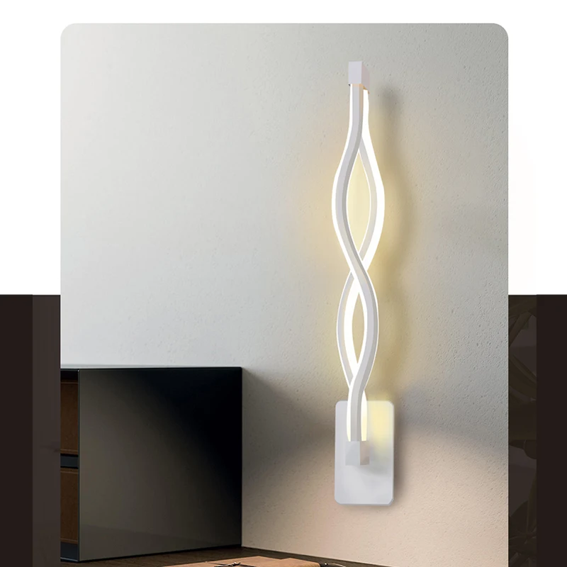 LED Wall Lamp LED Wall Lamp Aluminum 16W Modern Simplicity AC86-265 Indoor Wall Light For Bedroom Living Room Stairs Bedside