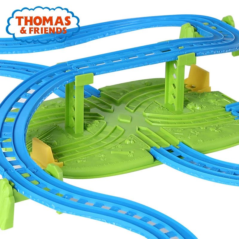 Томас и Друзья железная дорога строительство трек литые игрушки поезд автомобиль с ящиком для хранения легко играть длинный размер поезд трек DPK71 для ребенка