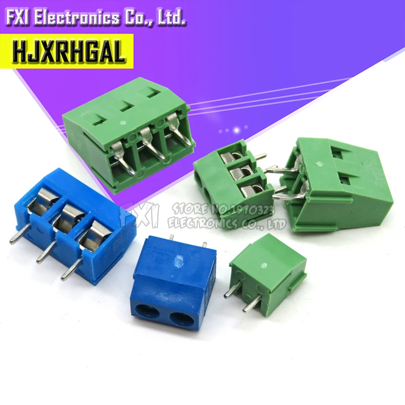 20 шт. KF301 KF128 KF350 2P 3P 5 мм/3 мм/2 контактный 3 клеммный винт Соединительный