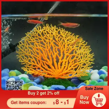 

Fish Tank Aquarium Accessories Silicone Aquarium Artificial Coral Plants for fish tank coral reef Aquarium Water Decoration