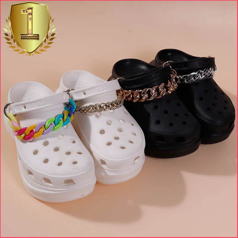 New Alloy Rhinestone Chain CROC Charms Designer Colorful Shoe Decoration  Charm for Croc JIBS Clogs Kids Boys Women Girls Gifts - AliExpress