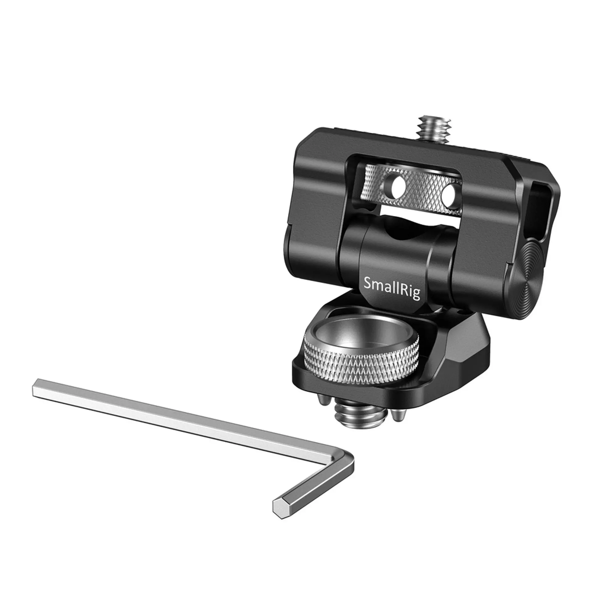 SmallRig Swivel 170 Degree & Tilt 360 Degree Monitor Mount with Arri Locating Pins Microphone Brack