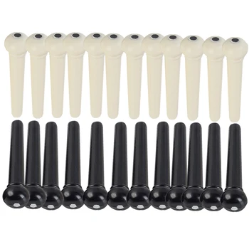 

24pcs/set String Nail Musical Instruments Replacement Parts Pegs Fixed Practicing Sustain Acoustic Guitar Bridge Pin Tuning Tone