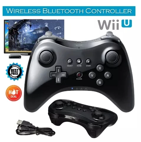 New Classic U Pro Gamepad Bluetooth Wireless Remote Controller Dual Analog Usb Gaming Joystick Per Nintendo Wii Per U Pro Game