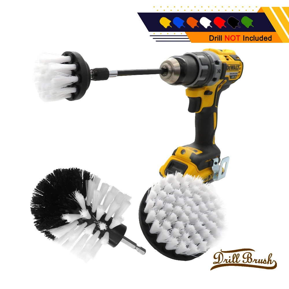 Electric Drill Brush Kit Brushes Scrubber Drill Cleaning Brush 1