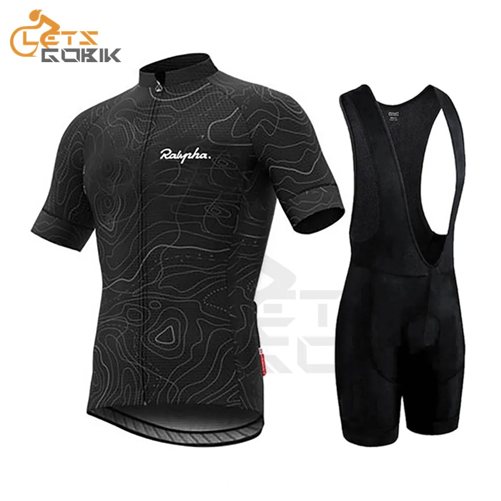 Ropa Ciclismo Hombre велосипедная одежда Pro короткий рукав Велоспорт Джерси дышащие летние шорты-комбинезон с для велоспорта велосипедные наборы - Цвет: Cycling Jersey set4