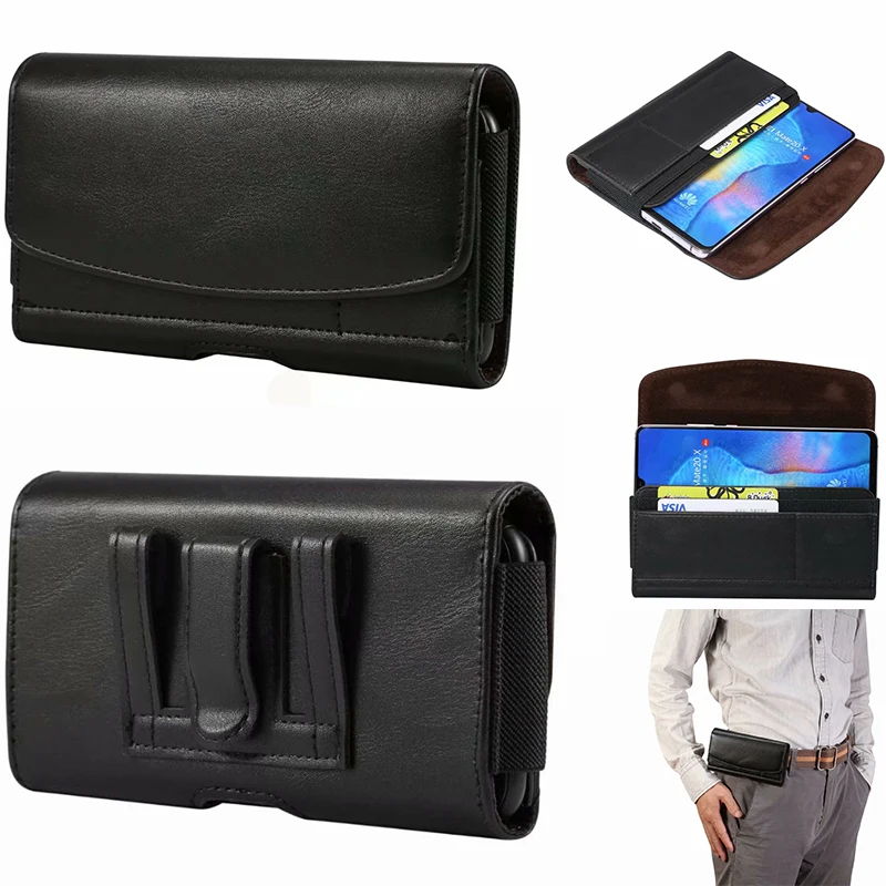 

Universal Phone Holster Case For Ulefone T2 Armor 7 X5 6S 5S X3 X2 X 2S 3 3W 3WT 3T Premium Leather Pouch Case With Belt Clip