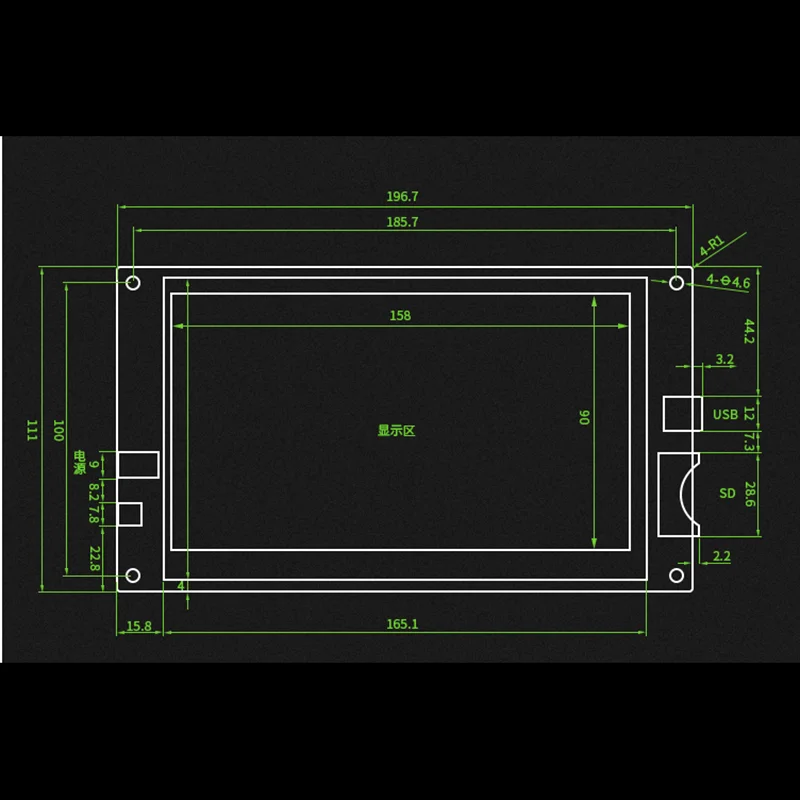 3d принтер полноцветный 7 дюймов TFT сенсорный экран MKS TFT70 32 бит STM32 процессор