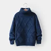 KEAIYOUHUO Winter Boy Kids Thick Knitted Bottoming Shirts Solid High Collar Pullover Sweater Baby Boys Sport Clothes 2 to 10 Y ► Photo 3/6