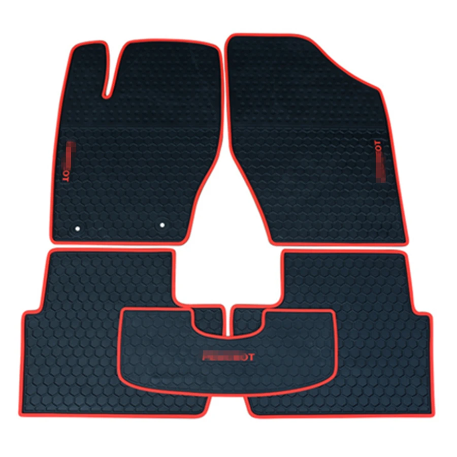 

YJ99 For Peugeot 307 2008-2012 2013 High Quality Waterproof Anti Skip Latex Durable Carpets Special Rubber Car Floor Mats