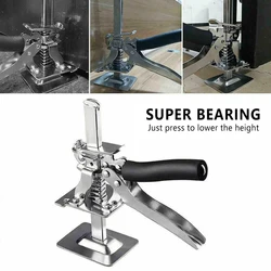 Telha de aço inoxidável regulador de altura manual braço parede telha altura ajustar ferramenta de elevador multifunções labor saving ajuste nivelador