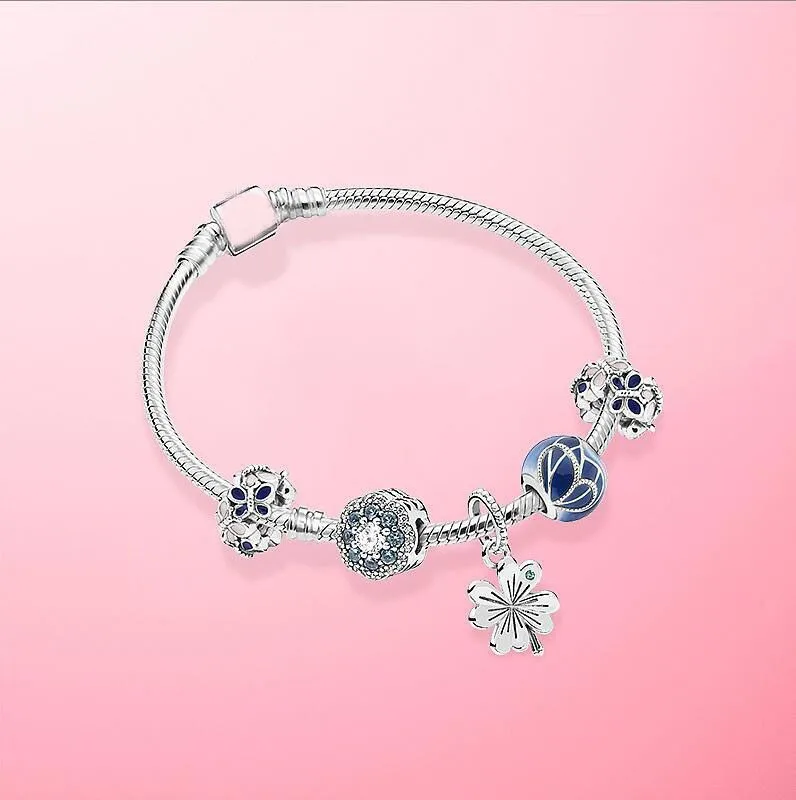 

2020 New 925 Sterling Silver Exquisite Suit Fashion Bracelet For Women Wedding Party Gift Fashion Jewelry