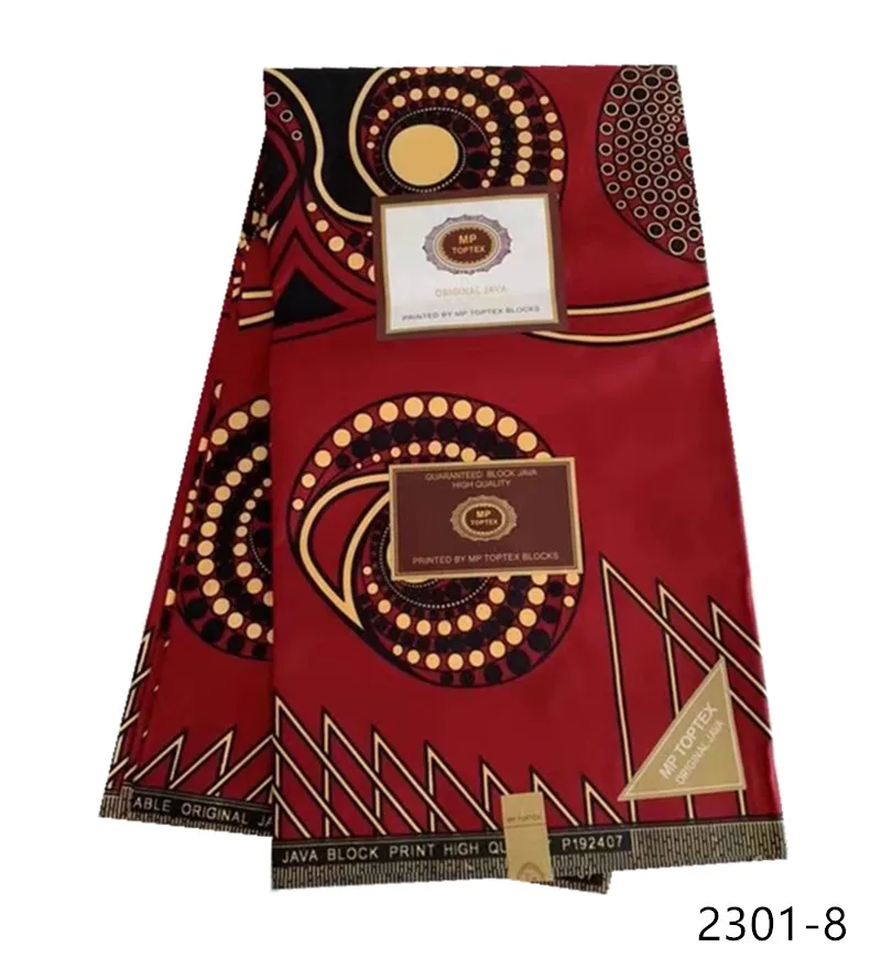 Skup 2019 ostatnie woskowana ankara tkaniny gwarantowany prawdziwy wosk 6 stoczni dużo wysokiej jakości afrykańska tkanina druku dla szycie sukienki 2301