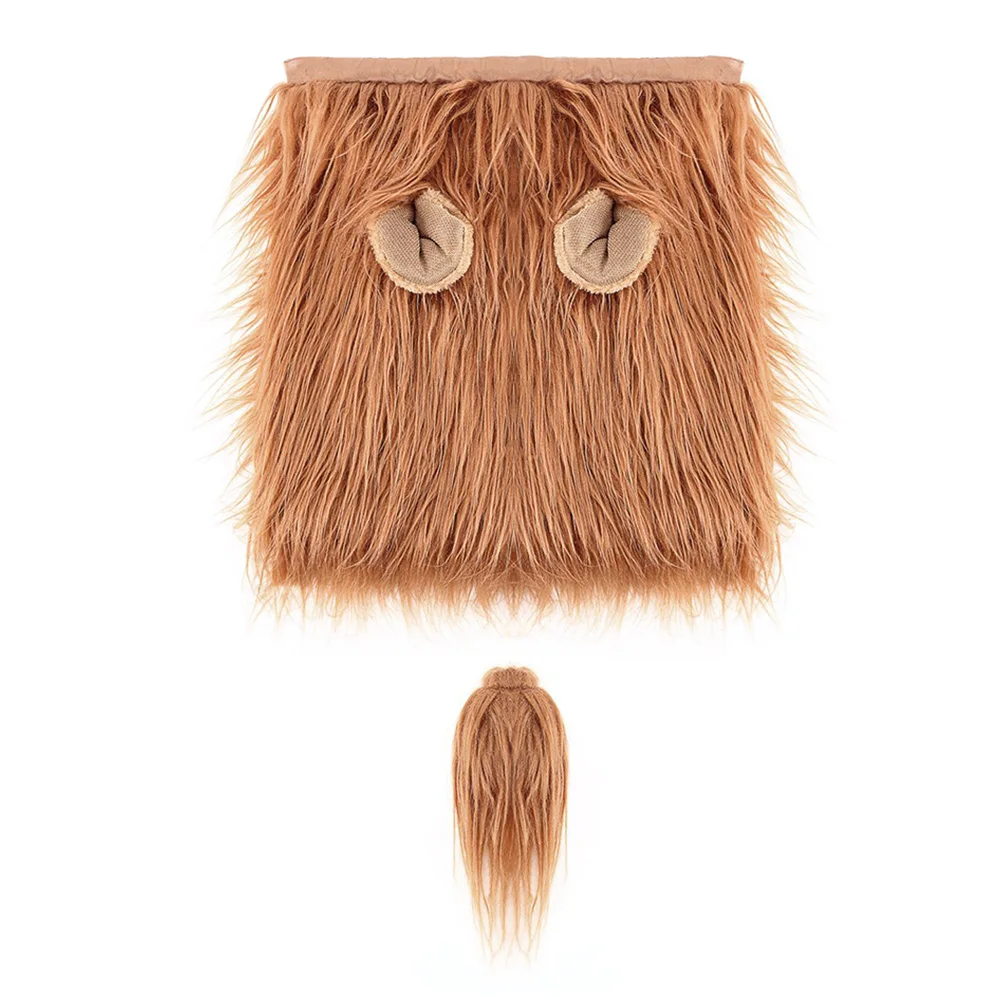 Рождественская шляпа, одежда, милая, смешная, зимняя, теплая, шапка, парик для собак, волосы, вечерние, косплей, Хэллоуин, большое, домашнее животное, платье, костюм
