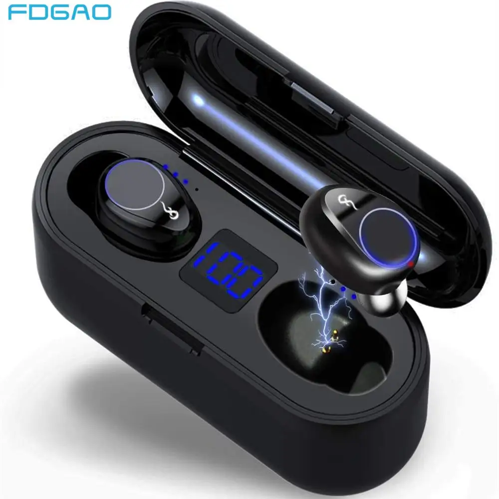 Bluetooth Earphone 5 0 Wireless Earbuds with Mic Charging Case Waterproof TWS Stereo Sport Headphone in Ear Phone Headset Sound