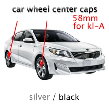 

4pcs 58mm 60mm Car Wheel Center caps Rim Hub covers Badge for kia Cerato Sportage R K2 K3 K5 emblem stickers car Accessories