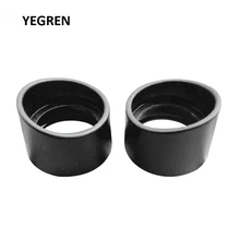 Две штуки резиновые глазные чашки защитные очки колпачки для 32-35 мм окуляр микроскопа телескоп внутренний диаметр 34 мм аксессуары одна пара