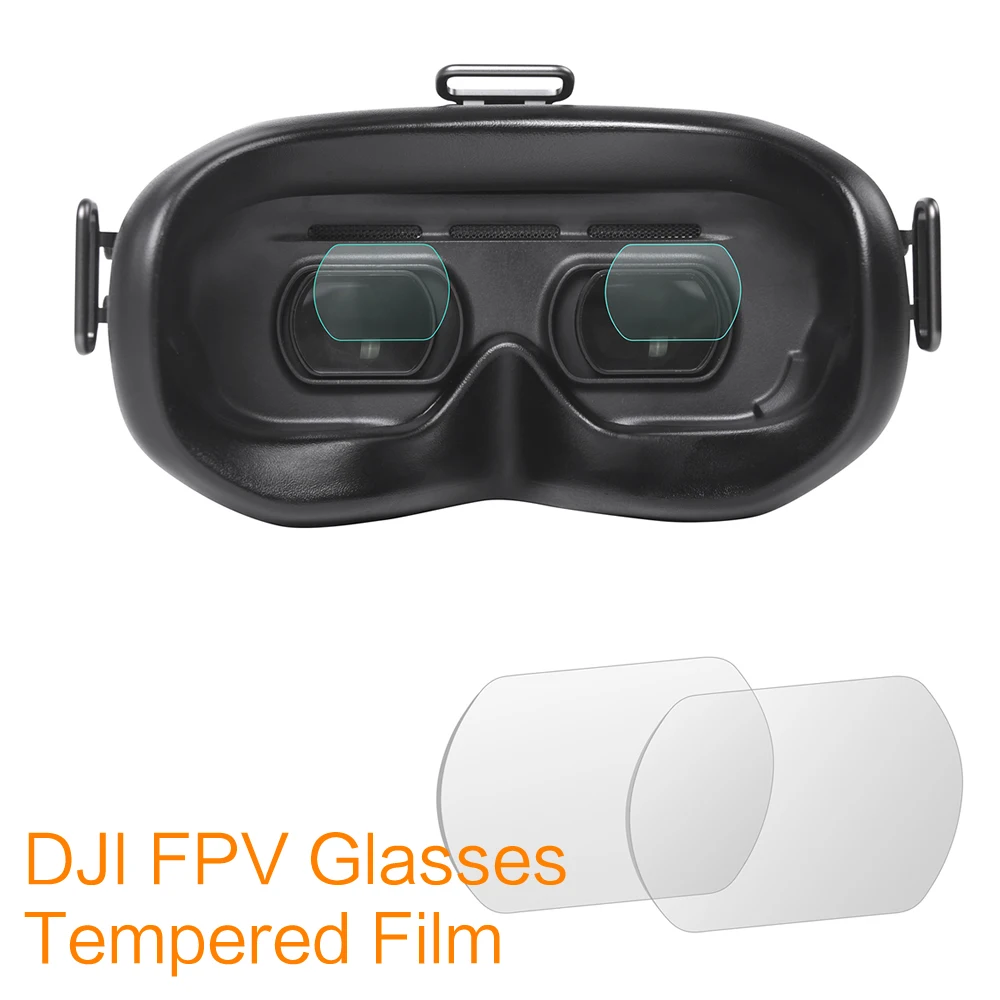 Sunnylife Tempered Glass Film Combo for DJI FPV Goggles V2 Protector Film for DJI FPV Drone Combo Accessories