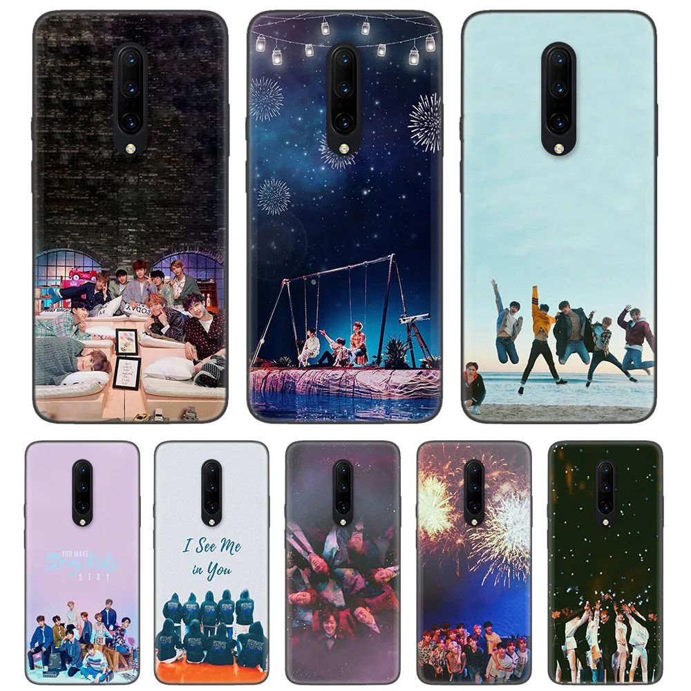 

Blcak Soft Silicone Protector Case Cover for Oneplus 6 1+ 6T 7 Pro 5G Shell Prime Tampa Bolso Fundas Capa Cas Fall KPOP ASTRO B.