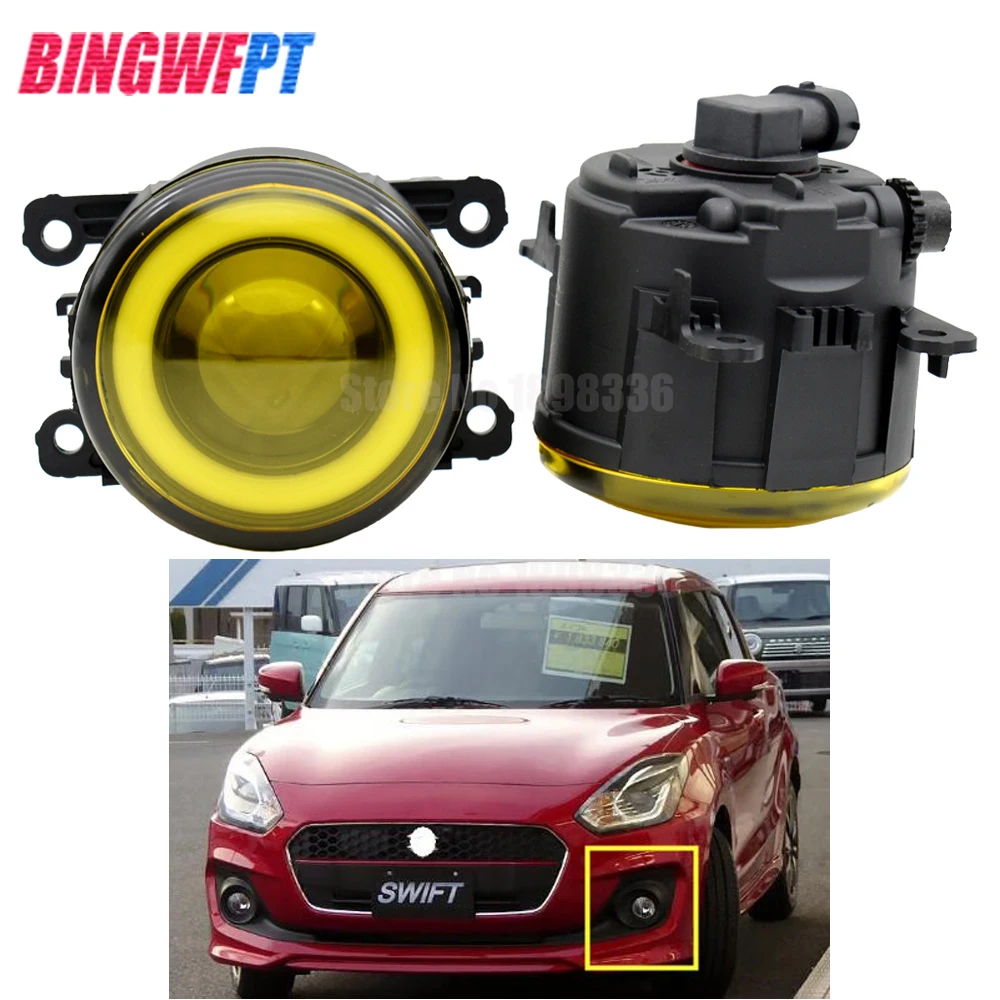 

Angel Eyes High Brightness front bumper Car Light Assembly Fog Lamp For Suzuki SX4 Grand Vitara 2 ALTO 5 SWIFT 3 IGNIS JIMNY FJ