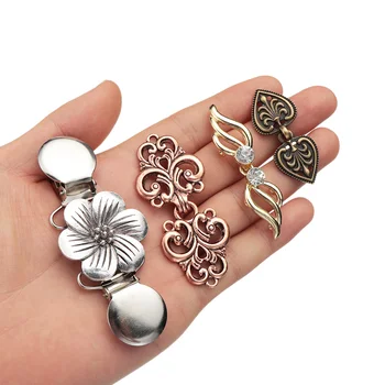 

Women Fashion Cardigan Clip Shawl Brooch Sweater Blouse Pin Duck Clip Pin Vintage Sewing Trendy Charm Jewelry Hot Sale High Qua