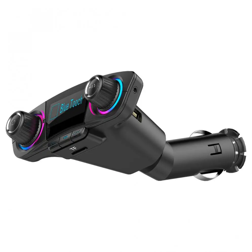 BT06 Многофункциональный Bluetooth fm-передатчик двойной USB Аудио Автомобильный mp3 плеер Handsfree MP3 Поддержка TF карта быстрая зарядка AUX