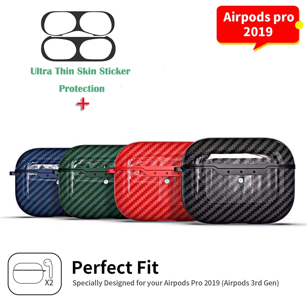 Чехлы для наушников Защитный чехол Apple AirPods pro Чехол 2019 ударопрочный полный с
