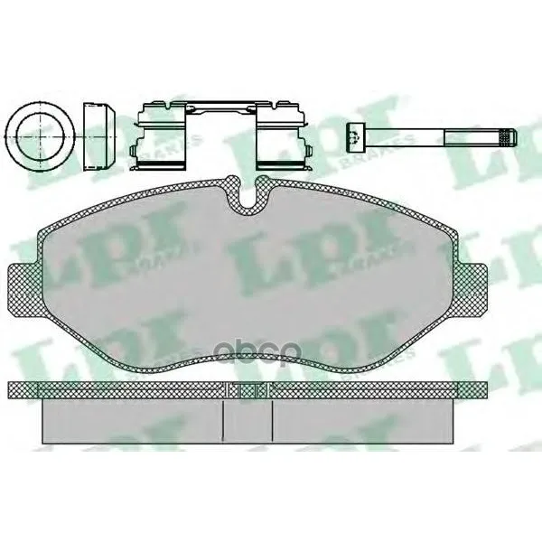 Колодки Тормозные Iveco Daily 99- Передние Lpr 05p1297 Lpr арт. 05P1297