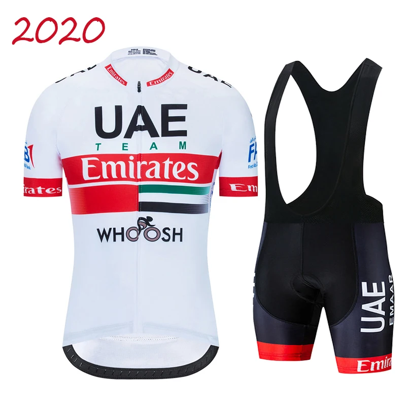 

2020 Team UAE Cycling Jerseys Bike Wear clothes Quick-Dry bib gel Sets Clothing Ropa Ciclismo uniformes Maillot Sport Wear
