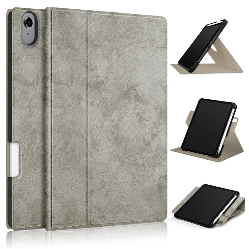 

360 Rotating Shockproof Shell for IPad 2021 Mini 6 Leather Protective Back Cover 8.3 Inch Tablet Case with Pen Slot Mini6 Sleeve