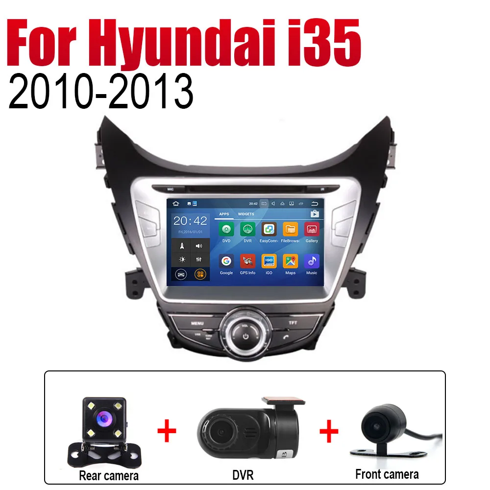 Extra Items ZaiXi Android 2 Din автомобильное радио, DVD для hyundai i35 Elantra fludy Elantra 2010~ 2013 автомобильный мультимедийный плеер gps навигационная система - Цвет: Extra Items